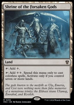 Shrine of the Forsaken Gods⁣ - Commander: Murders at Karlov Manor⁣ (Rare)⁣ [292]