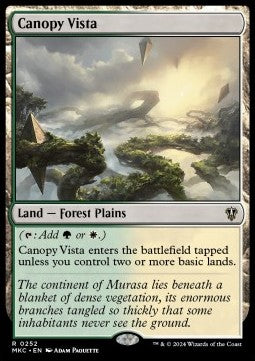 Canopy Vista⁣ - Commander: Murders at Karlov Manor⁣ (Rare)⁣ [252]
