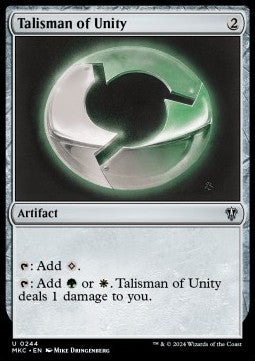 Talisman of Unity⁣ - Commander: Murders at Karlov Manor⁣ (Uncommon)⁣ [244]