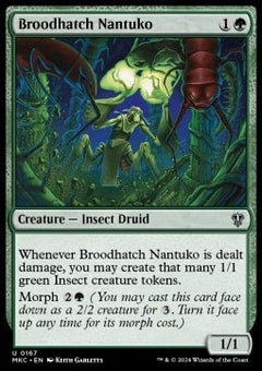Broodhatch Nantuko⁣ - Commander: Murders at Karlov Manor⁣ (Uncommon)⁣ [167]