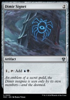 Dimir Signet⁣ - Commander: Murders at Karlov Manor⁣ (Uncommon)⁣ [226]