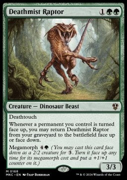 Deathmist Raptor⁣ - Commander: Murders at Karlov Manor⁣ (Mythic)⁣ [168]
