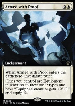 Armed with Proof⁣ - Commander: Murders at Karlov Manor: Extras⁣ (Rare)⁣ [320]