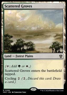 Scattered Groves⁣ - Commander: Murders at Karlov Manor⁣ (Rare)⁣ [286]