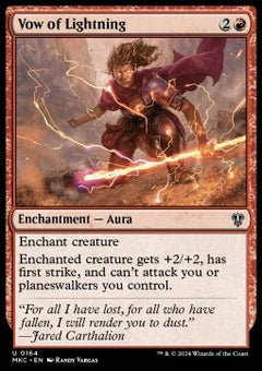 Vow of Lightning⁣ - Commander: Murders at Karlov Manor⁣ (Uncommon)⁣ [164]