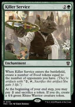 Killer Service⁣ - Commander: Murders at Karlov Manor⁣ (Rare)⁣ [174]