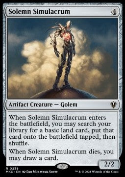 Solemn Simulacrum⁣ - Commander: Murders at Karlov Manor⁣ (Rare)⁣ [238]