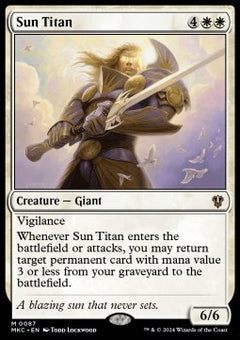 Sun Titan⁣ - Commander: Murders at Karlov Manor⁣ (Mythic)⁣ [87]