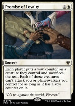 Promise of Loyalty⁣ - Commander: Murders at Karlov Manor⁣ (Rare)⁣ [79]