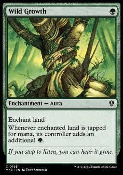 Wild Growth⁣ - Commander: Murders at Karlov Manor⁣ (Common)⁣ [195]