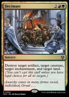 Decimate⁣ - Commander: Murders at Karlov Manor⁣ (Rare)⁣ [204]