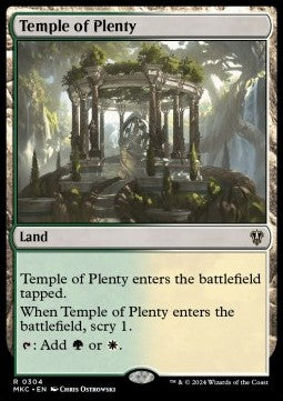 Temple of Plenty⁣ - Commander: Murders at Karlov Manor⁣ (Rare)⁣ [304]