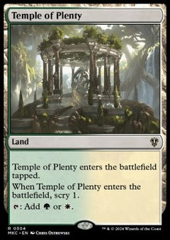 Temple of Plenty⁣ - Commander: Murders at Karlov Manor⁣ (Rare)⁣ [304]