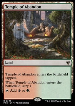 Temple of Abandon⁣ - Commander: Murders at Karlov Manor⁣ (Rare)⁣ [301]