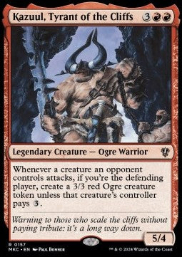 Kazuul, Tyrant of the Cliffs⁣ - Commander: Murders at Karlov Manor⁣ (Rare)⁣ [157]