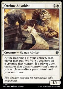 Orzhov Advokist⁣ - Commander: Murders at Karlov Manor⁣ (Uncommon)⁣ [77]