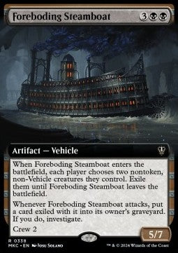 Foreboding Steamboat⁣ - Commander: Murders at Karlov Manor: Extras⁣ (Rare)⁣ [338]