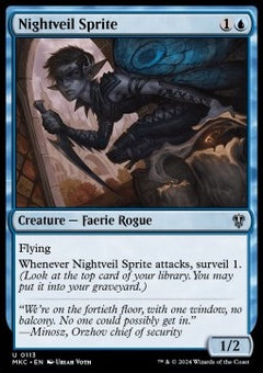 Nightveil Sprite⁣ - Commander: Murders at Karlov Manor⁣ (Uncommon)⁣ [113]