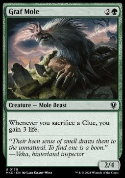 Graf Mole⁣ - Commander: Murders at Karlov Manor⁣ (Uncommon)⁣ [170]