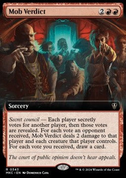 Mob Verdict⁣ - Commander: Murders at Karlov Manor: Extras⁣ (Rare)⁣ [343]