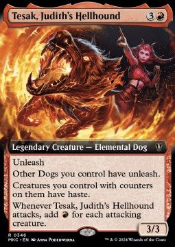 Tesak, Judith's Hellhound⁣ - Commander: Murders at Karlov Manor: Extras⁣ (Rare)⁣ [346]