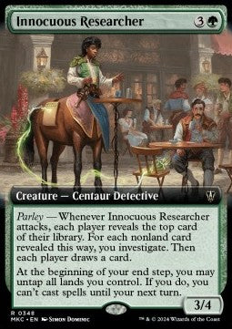 Innocuous Researcher⁣ - Commander: Murders at Karlov Manor: Extras⁣ (Rare)⁣ [348]