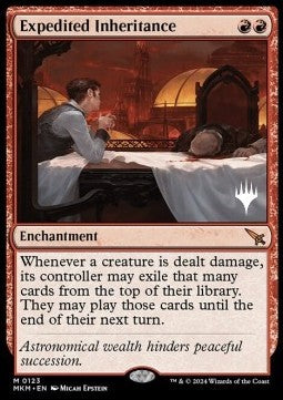 Expedited Inheritance (V.2)⁣ - Murders at Karlov Manor: Promos⁣ (Mythic)⁣ [123]