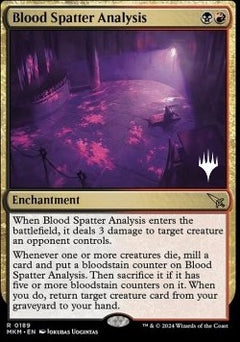 Blood Spatter Analysis (V.2)⁣ - Murders at Karlov Manor: Promos⁣ (Rare)⁣ [189]