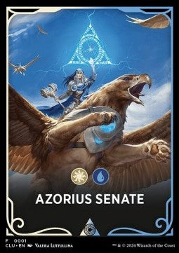 Ravnica: Clue Edition Front Card: Azorius Senate⁣ - Ravnica: Cluedo Edition⁣ (Tip Card)⁣ [F1]