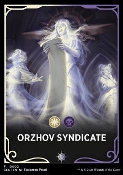 Ravnica: Clue Edition Front Card: Orzhov Syndicate⁣ - Ravnica: Cluedo Edition⁣ (Tip Card)⁣ [F2]