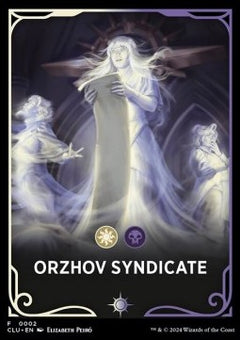 Ravnica: Clue Edition Front Card: Orzhov Syndicate⁣ - Ravnica: Cluedo Edition⁣ (Tip Card)⁣ [F2]