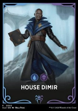 Ravnica: Clue Edition Front Card: House Dimir⁣ - Ravnica: Cluedo Edition⁣ (Tip Card)⁣ [F3]