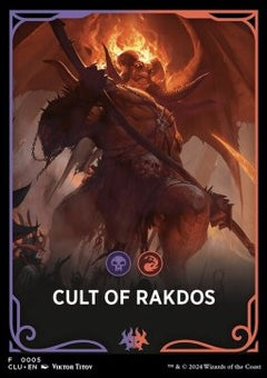 Ravnica: Clue Edition Front Card: Cult of Rakdos⁣ - Ravnica: Cluedo Edition⁣ (Tip Card)⁣ [F5]