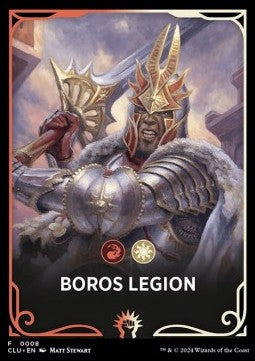 Ravnica: Clue Edition Front Card: Boros Legion⁣ - Ravnica: Cluedo Edition⁣ (Tip Card)⁣ [F8]