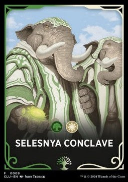 Ravnica: Clue Edition Front Card: Selesnya Conclave⁣ - Ravnica: Cluedo Edition⁣ (Tip Card)⁣ [F9]