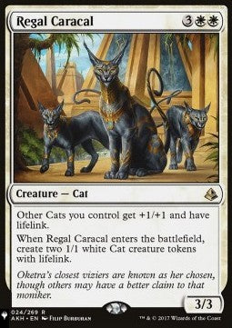 Regal Caracal⁣ - Secret Lair Commander Deck: Raining Cats and Dogs⁣ (Rare)⁣ [24]