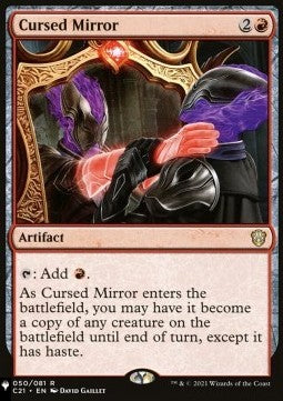 Cursed Mirror⁣ - Secret Lair Commander Deck: Raining Cats and Dogs⁣ (Rare)⁣ [50]