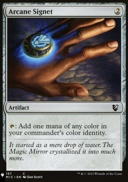 Arcane Signet⁣ - Secret Lair Commander Deck: Raining Cats and Dogs⁣ (Common)⁣ [157]