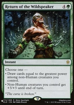 Return of the Wildspeaker⁣ - Secret Lair Commander Deck: Raining Cats and Dogs⁣ (Rare)⁣ [172]