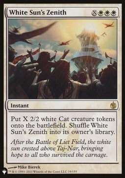 White Sun's Zenith⁣ - Secret Lair Commander Deck: Raining Cats and Dogs⁣ (Rare)⁣ [19]