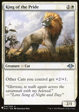 King of the Pride⁣ - Secret Lair Commander Deck: Raining Cats and Dogs⁣ (Uncommon)⁣ [16]