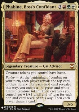 Phabine, Boss's Confidant⁣ - Secret Lair Commander Deck: Raining Cats and Dogs⁣ (Mythic)⁣ [9]