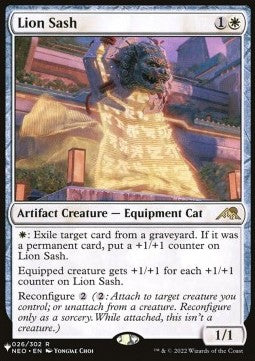 Lion Sash⁣ - Secret Lair Commander Deck: Raining Cats and Dogs⁣ (Rare)⁣ [26]
