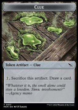 Clue Token // Art Card (V.4)⁣ - Murders at Karlov Manor: Tokens⁣ (Token)⁣ [T 17/44]