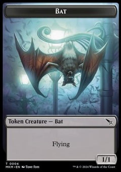 Bat Token (B 1/1) // Thopter Token (A 1/1)⁣ - Murders at Karlov Manor: Tokens⁣ (Token)⁣ [T 4/20]