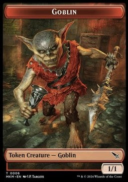 Goblin Token (R 1/1) // Thopter Token (A 1/1)⁣ - Murders at Karlov Manor: Tokens⁣ (Token)⁣ [T 6/20]