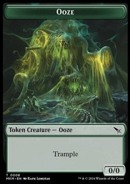 Ooze Token (G 0/0) // Thopter Token (A 1/1)⁣ - Murders at Karlov Manor: Tokens⁣ (Token)⁣ [T 8/20]