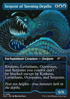 Serpent of Yawning Depths⁣ - Secret Lair Drop Series: Winter Superdrop 2024⁣ (Rare)⁣ [1489]