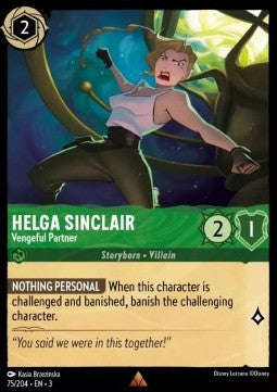 Helga Sinclair - Vengeful Partner⁣ - Into the Inklands⁣ (Rare)⁣ [75]