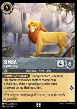 Simba - Rightful King⁣ - Into the Inklands⁣ (Uncommon)⁣ [193]